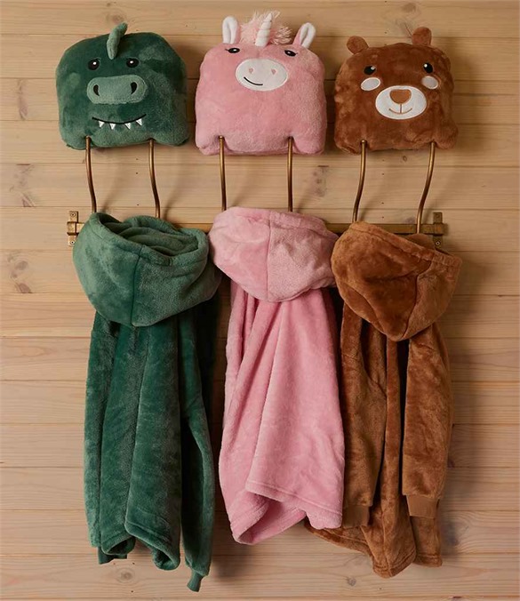 Brand Lab Kids Character Cushion Hooded Blanket