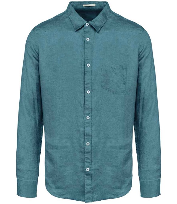 Spasso Long Sleeve Linen Shirt
