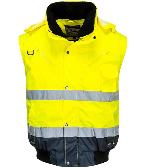 Portwest 3-in-1 Hi-Vis Bomber Jacket